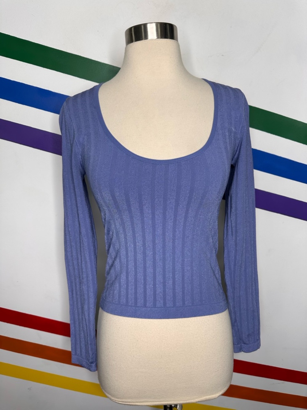 Free People stretch long sleeve crop top size XS/S
